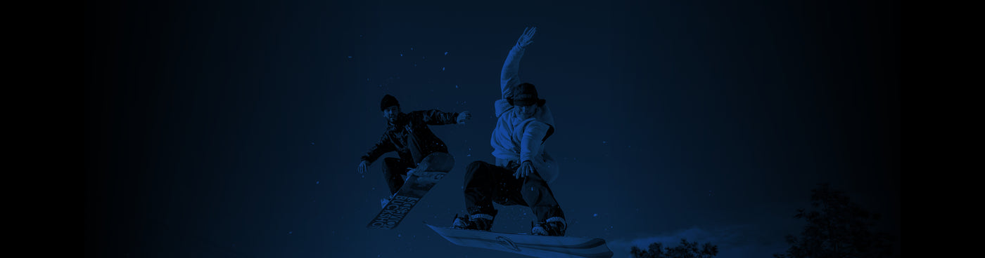 faq hero image. two guys snowboarding after taking kanin energy drinks.