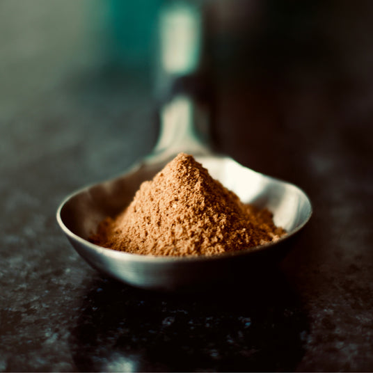 image of enxtra powder in spoon on counter